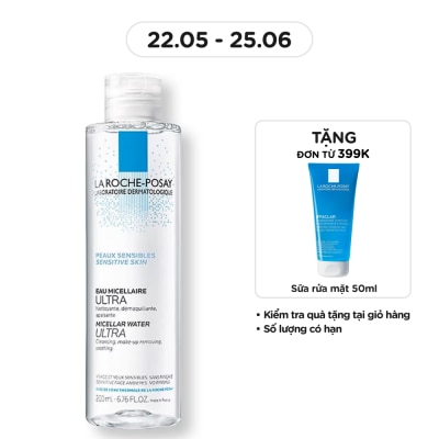 LA ROCHE POSAY Nước Làm Sạch Sâu Và Tẩy Trang La Roche-Posay Dành Cho Da Nhạy Cảm 200ml