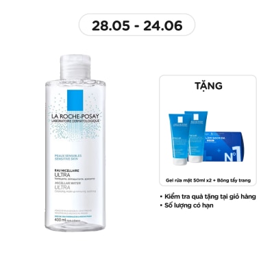 LA ROCHE POSAY - Nước Làm Sạch Sâu Và Tẩy Trang La Roche-Posay Dành Cho Da Nhạy Cảm 400ml