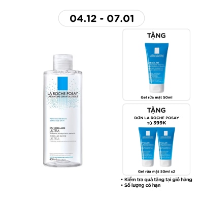 LA ROCHE POSAY Nước Làm Sạch Sâu Và Tẩy Trang La Roche-Posay Dành Cho Da Nhạy Cảm 400ml