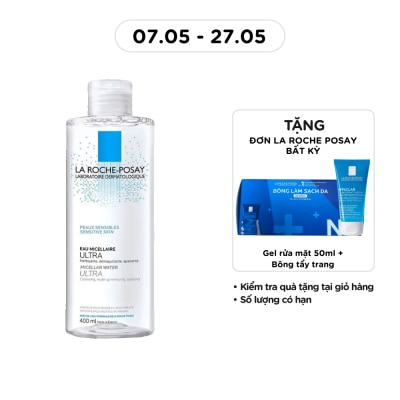 LA ROCHE POSAY - Nước Làm Sạch Sâu Và Tẩy Trang La Roche-Posay Dành Cho Da Nhạy Cảm 400ml