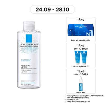 LA ROCHE POSAY Nước Làm Sạch Sâu Và Tẩy Trang La Roche Posay Dành Cho Da Nhạy Cảm 400ml image