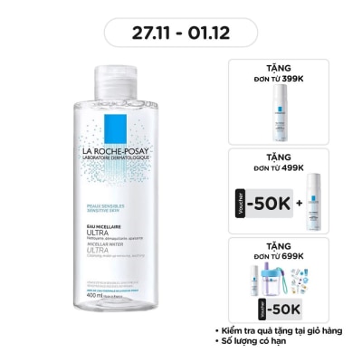 LA ROCHE POSAY Nước Làm Sạch Sâu Và Tẩy Trang La Roche-Posay Dành Cho Da Nhạy Cảm 400ml