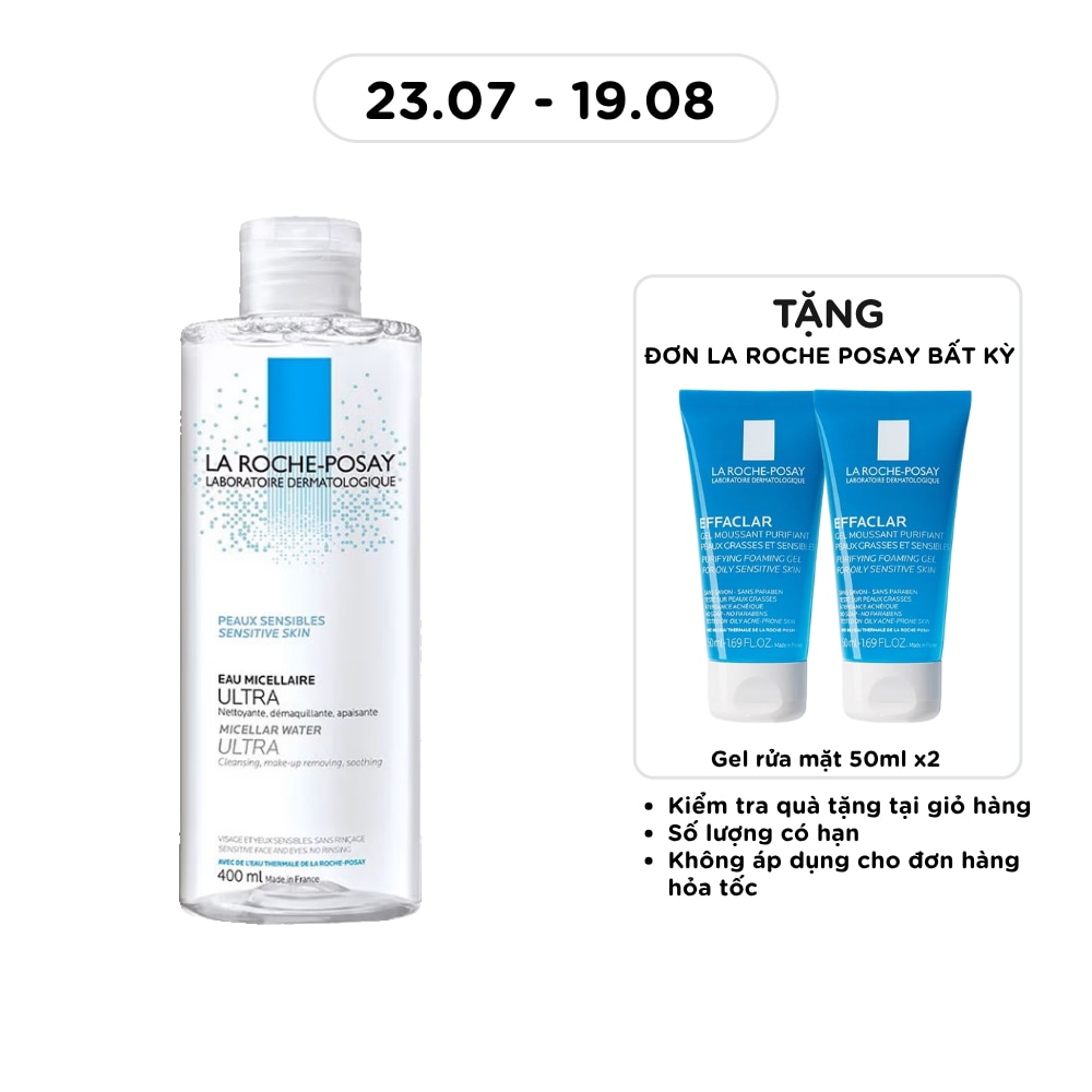Nước Làm Sạch Sâu Và Tẩy Trang La Roche-Posay Dành Cho Da Nhạy Cảm 400ml image