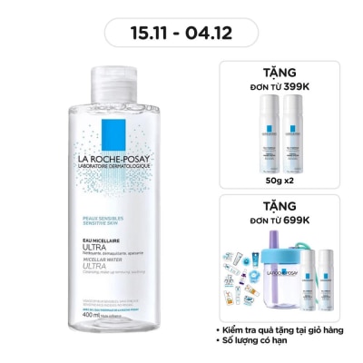 LA ROCHE POSAY Nước Làm Sạch Sâu Và Tẩy Trang La Roche-Posay Dành Cho Da Nhạy Cảm 400ml