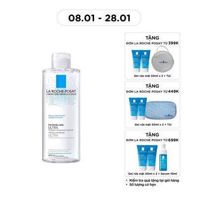 LA ROCHE POSAY Nước Làm Sạch Sâu Và Tẩy Trang La Roche-Posay Dành Cho Da Nhạy Cảm 400ml