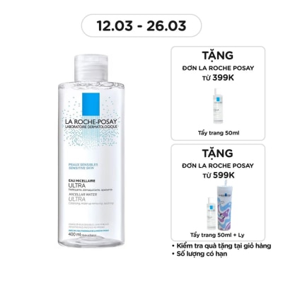 LA ROCHE POSAY Nước Làm Sạch Sâu Và Tẩy Trang La Roche-Posay Dành Cho Da Nhạy Cảm 400ml