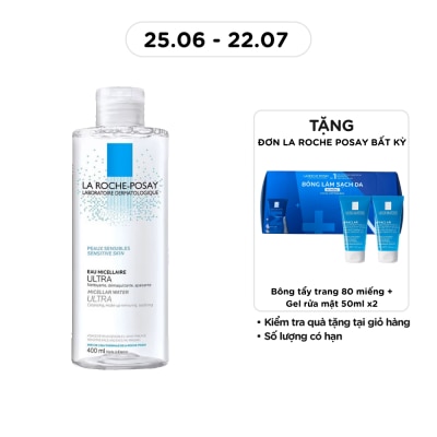 LA ROCHE POSAY - Nước Làm Sạch Sâu Và Tẩy Trang La Roche-Posay Dành Cho Da Nhạy Cảm 400ml