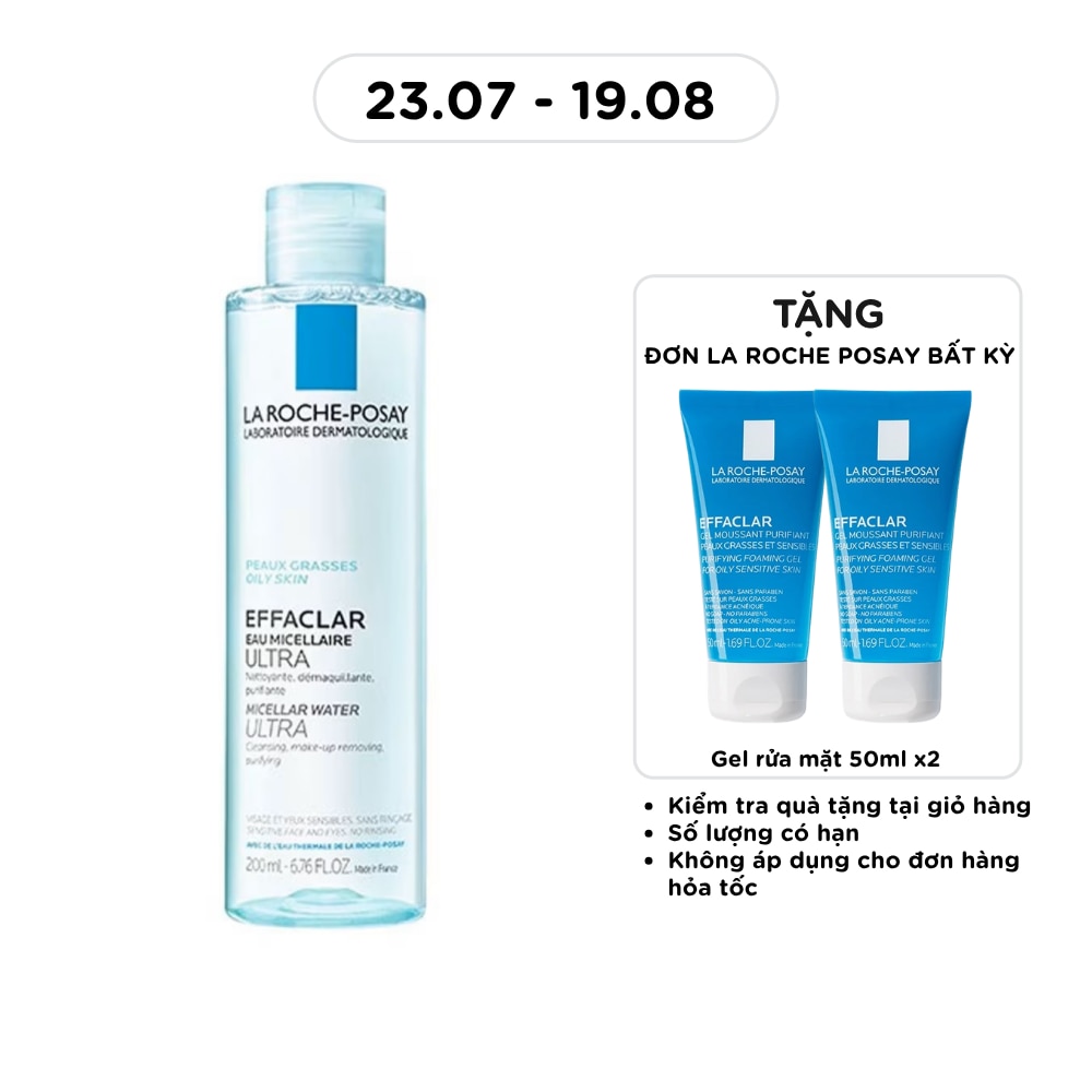 Nước Tẩy Trang La Roche-Posay Dành Cho Da Nhạy Cảm 200ml