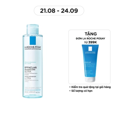 LA ROCHE POSAY Nước Làm Sạch Sâu Và Tẩy Trang La Roche-Posay Dành Cho Da Dầu Nhạy Cảm 200ml