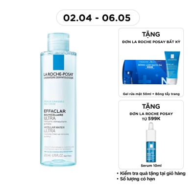 LA ROCHE POSAY - Micellar Water For Oily Skin 200ml