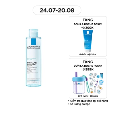 LA ROCHE POSAY Nước Làm Sạch Sâu Và Tẩy Trang La Roche-Posay Dành Cho Da Dầu Nhạy Cảm 200ml