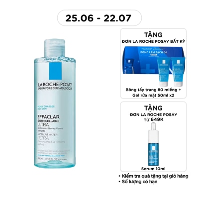 LA ROCHE POSAY - Micellar Water For Oily Skin 400ml