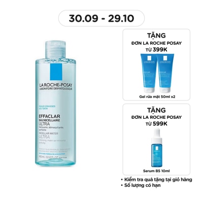 LA ROCHE POSAY Nước Làm Sạch Sâu Và Tẩy Trang La Roche-Posay Dành Cho Da Dầu Nhạy Cảm 400ml