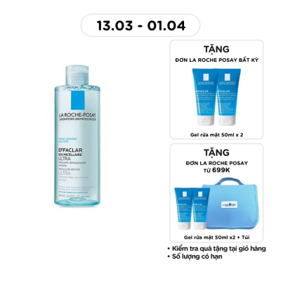 LA ROCHE POSAY - Nước Làm Sạch Sâu Và Tẩy Trang La Roche-Posay Dành Cho Da Dầu Nhạy Cảm 400ml