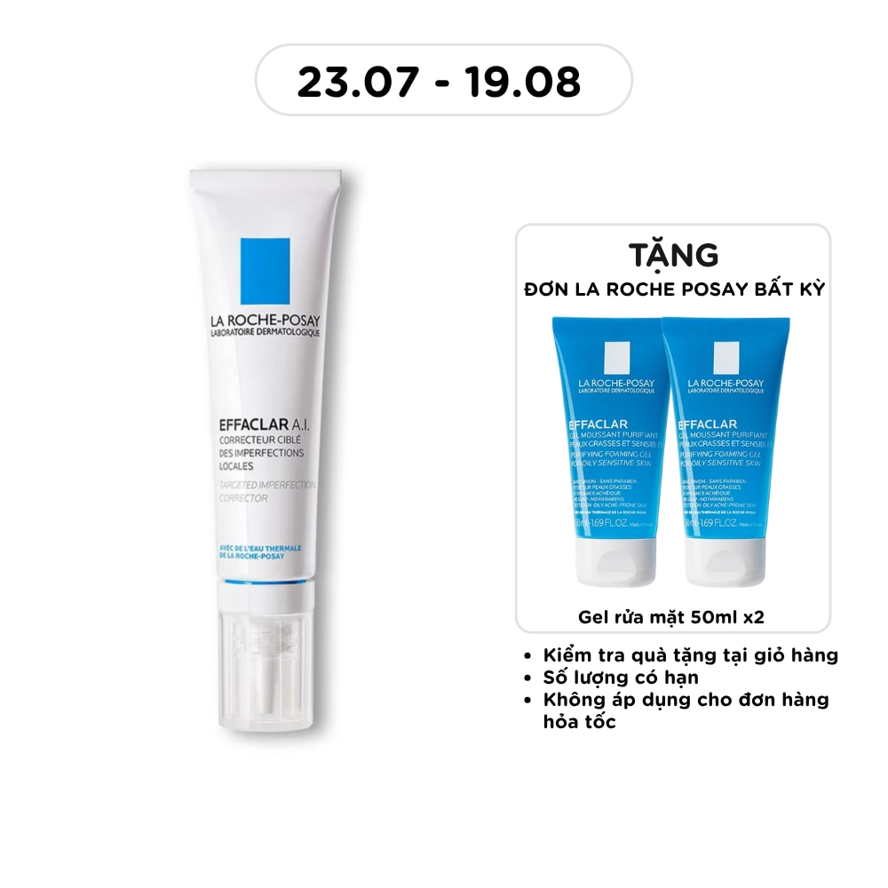 Kem Giảm Mụn Chuyên Biệt La Roche-Posay Effaclar A.I 15ml image