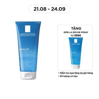 LA ROCHE POSAY Gel Rửa Mặt Tạo Bọt La Roche-Posay Effaclar Cho Da Dầu Nhạy Cảm 200ml