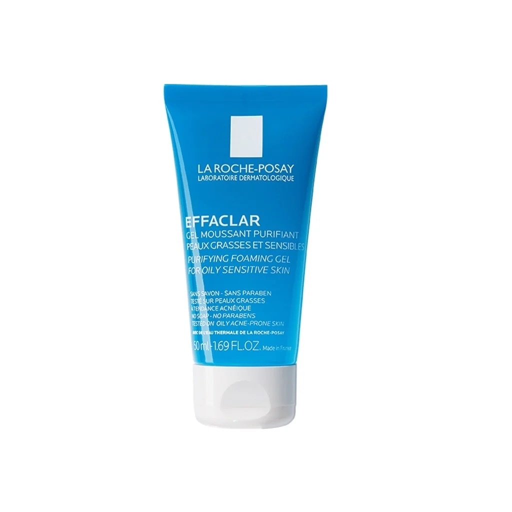 Gel Rửa Mặt Tạo Bọt La Roche-Posay Effaclar Cho Da Dầu Nhạy Cảm 50ml