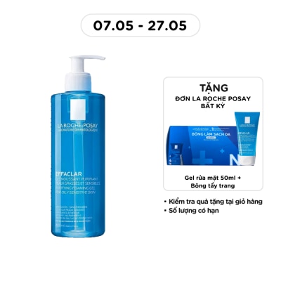 LA ROCHE POSAY - Sữa Rửa Mặt Tạo Bọt La Roche-Posay Effaclar Cho Da Dầu Nhạy Cảm 400ml