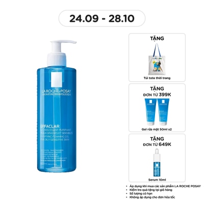 LA ROCHE POSAY Sữa Rửa Mặt Tạo Bọt La Roche Posay Effaclar Cho Da Dầu Nhạy Cảm 400ml image