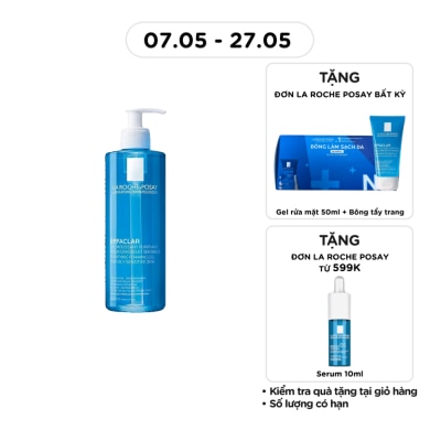 LA ROCHE POSAY - Sữa Rửa Mặt Tạo Bọt La Roche-Posay Effaclar Cho Da Dầu Nhạy Cảm 400ml