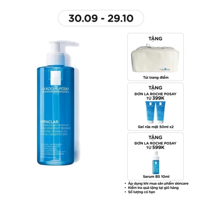 LA ROCHE POSAY Sữa Rửa Mặt Tạo Bọt La Roche-Posay Effaclar Cho Da Dầu Nhạy Cảm 400ml