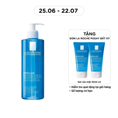 LA ROCHE POSAY - Sữa Rửa Mặt Tạo Bọt La Roche-Posay Effaclar Cho Da Dầu Nhạy Cảm 400ml