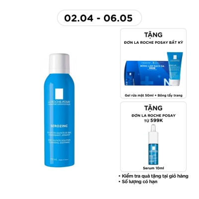 LA ROCHE POSAY - Nước Xịt Khoáng La Roche-Posay Serozinc Làm Sạch & Giảm Bóng Nhờn 150ml