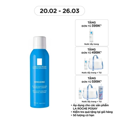 LA ROCHE POSAY Nước Xịt Khoáng La Roche-Posay Serozinc Làm Sạch & Giảm Bóng Nhờn 150ml