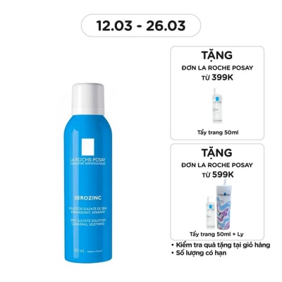 LA ROCHE POSAY Nước Xịt Khoáng La Roche-Posay Serozinc Làm Sạch & Giảm Bóng Nhờn 150ml