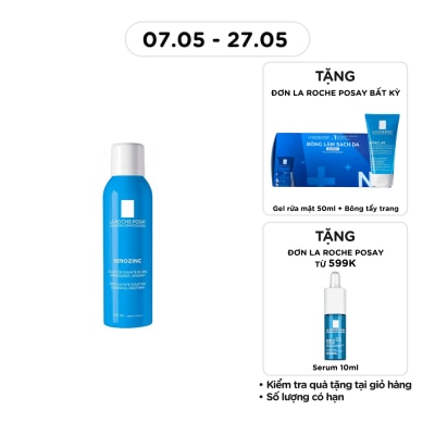 LA ROCHE POSAY - Nước Xịt Khoáng La Roche-Posay Serozinc Làm Sạch & Giảm Bóng Nhờn 150ml