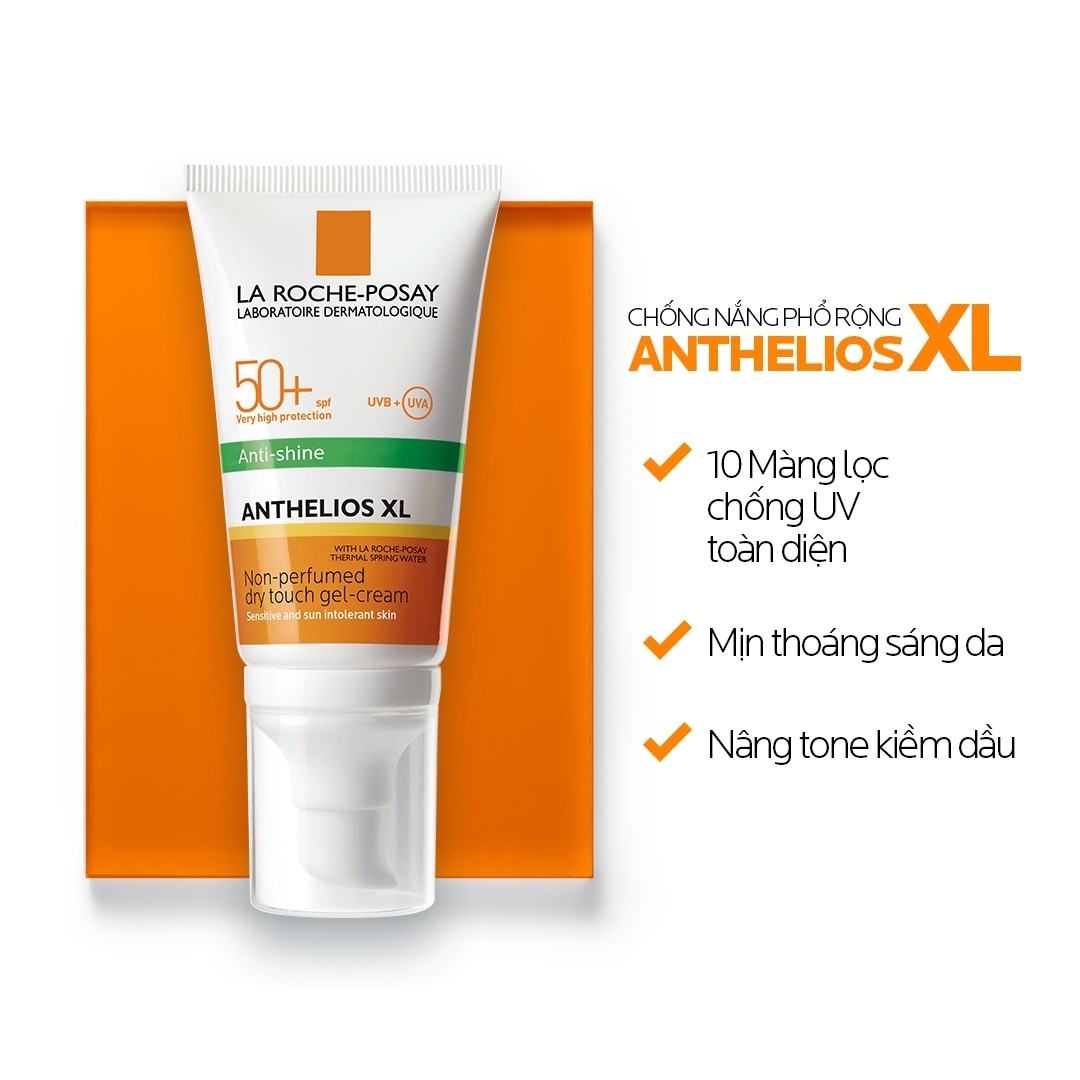 Kem Chống Nắng Không Màu Kiểm Soát Dầu La Roche-Posay Anthelios XL SPF 50+ UVB & UVA 50ml