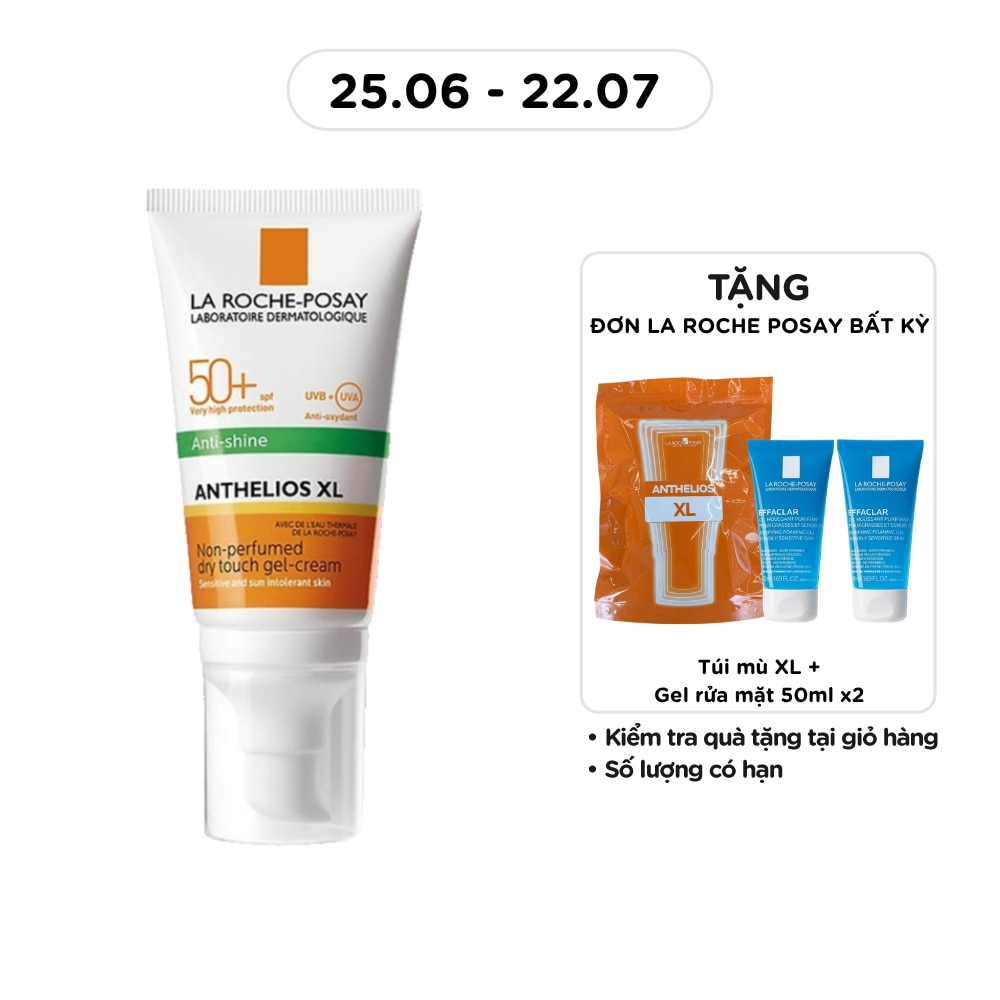 Kem Chống Nắng Nâng Tông Dành Cho Da Dầu La Roche-Posay Anthelios XL SPF 50+ UVB & UVA 50ml