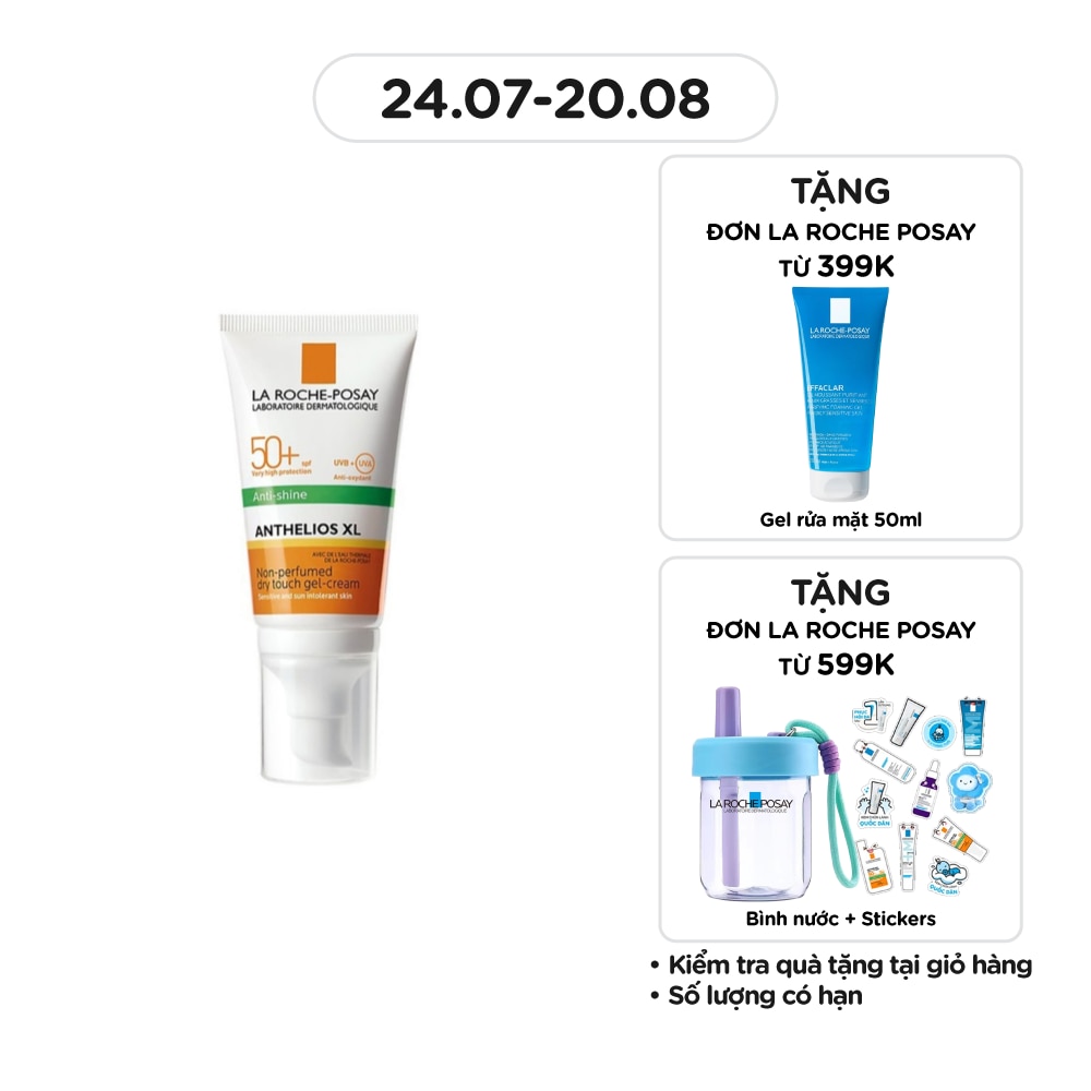 Kem Chống Nắng Nâng Tông Dành Cho Da Dầu La Roche-Posay Anthelios XL SPF 50+ UVB & UVA 50ml