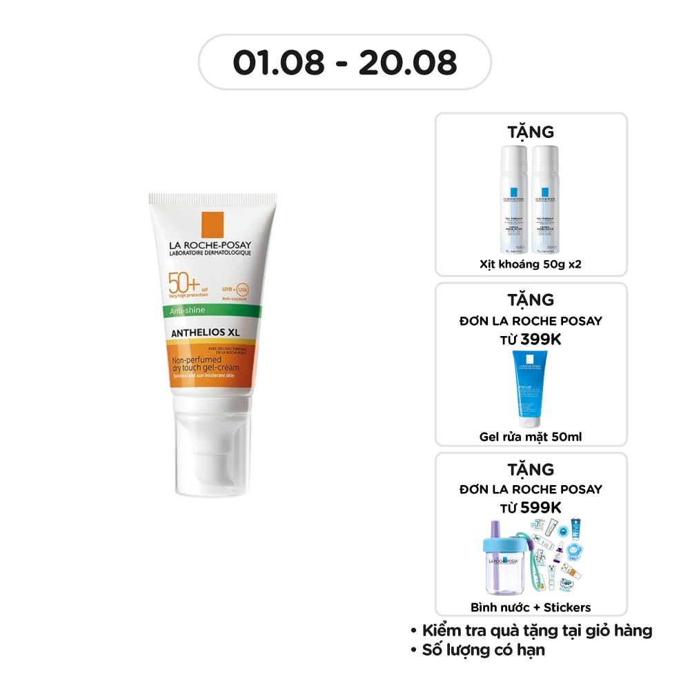 Kem Chống Nắng Nâng Tông Dành Cho Da Dầu La Roche-Posay Anthelios XL SPF 50+ UVB & UVA 50ml
