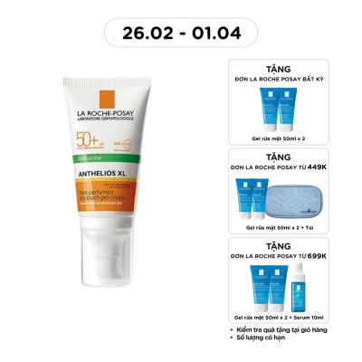 LA ROCHE POSAY Kem Chống Nắng Nâng Tông Dành Cho Da Dầu La Roche-Posay Anthelios XL SPF 50+ UVB & UVA 50ml
