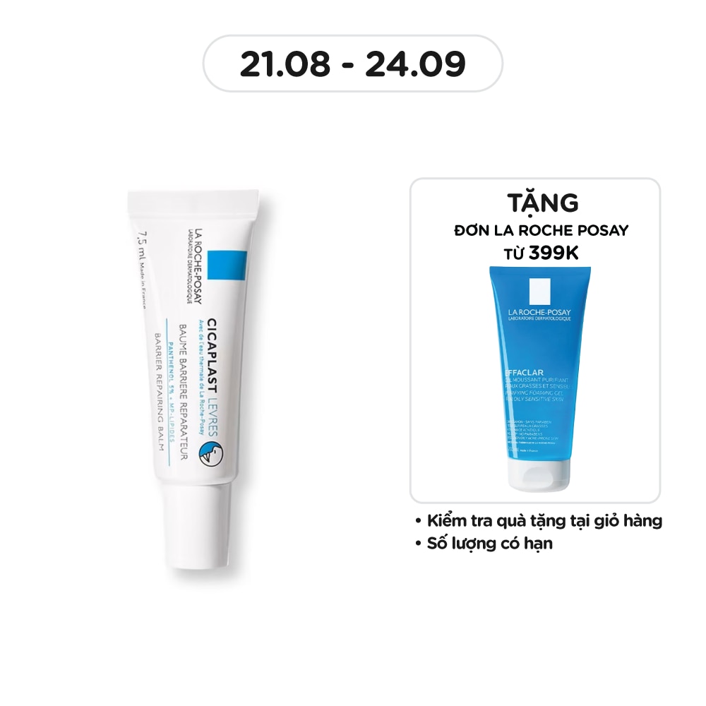 Kem Dưỡng Môi La Roche-Posay Giúp Phục Hồi Độ Ẩm & Bảo Vệ Môi 7.5ml