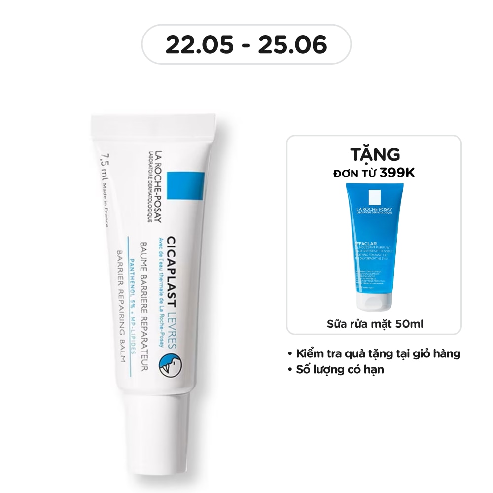 Kem Dưỡng Môi La Roche-Posay Giúp Phục Hồi Độ Ẩm & Bảo Vệ Môi 7.5ml