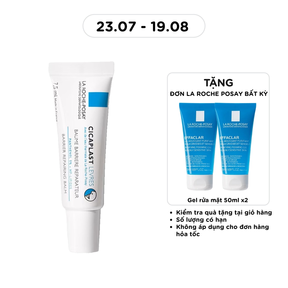 Kem Dưỡng Môi La Roche-Posay Giúp Phục Hồi Độ Ẩm & Bảo Vệ Môi 7.5ml