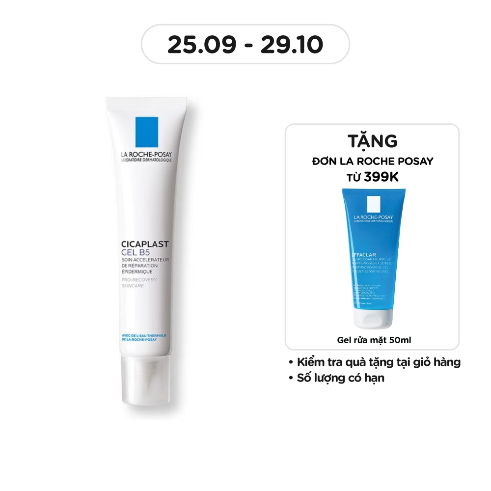 Gel Dưỡng La Roche-Posay Làm Mờ Sẹo, Giúp Làm Dịu Cicaplast B5 40ml