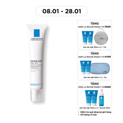LA ROCHE POSAY Gel Dưỡng La Roche-Posay Làm Mờ Sẹo, Giúp Làm Dịu Cicaplast B5 40ml