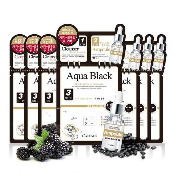 Aqua Black Skin Renewal 3Step Mask 25ml