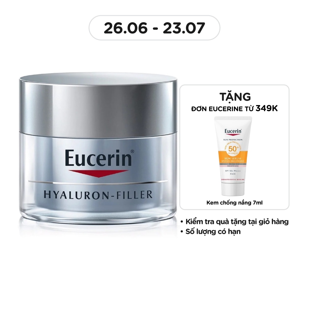 Kem Dưỡng Ban Đêm Eucerin Ngừa Lão Hóa Hyaluron Filler Night Cream 50ml