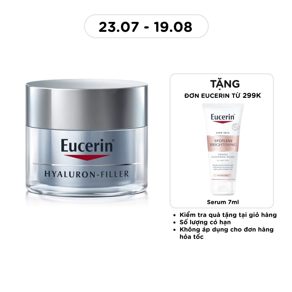 Kem Dưỡng Ban Đêm Eucerin Ngừa Lão Hóa Hyaluron Filler Night Cream 50ml