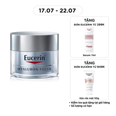 EUCERIN - Kem Dưỡng Ban Đêm Eucerin Ngừa Lão Hóa Hyaluron Filler Night Cream 50ml