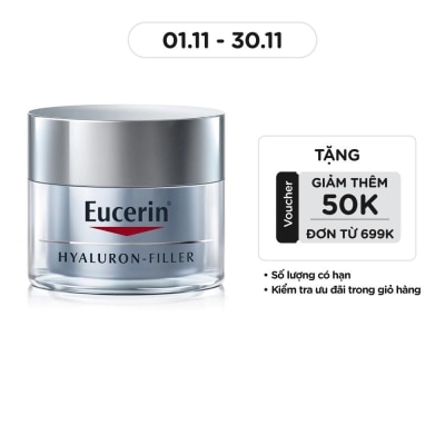 EUCERIN Kem Dưỡng Ban Đêm Eucerin Ngừa Lão Hóa Hyaluron Filler Night Cream 50ml