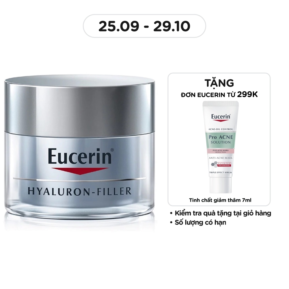 Kem Dưỡng Ban Đêm Eucerin Ngừa Lão Hóa Hyaluron Filler Night Cream 50ml