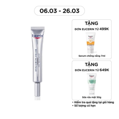 EUCERIN Kem Dưỡng Eucerin Giảm Nếp Nhăn Vùng Mắt Hyaluron Filler Eye Cream SPF15 15ml