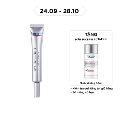 EUCERIN Kem Dưỡng Eucerin Giảm Nếp Nhăn Vùng Mắt Hyaluron Filler Eye Cream SPF15 15ml image