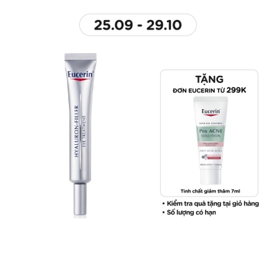 EUCERIN Kem Dưỡng Eucerin Giảm Nếp Nhăn Vùng Mắt Hyaluron Filler Eye Cream SPF15 15ml