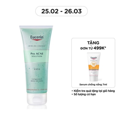 EUCERIN Tẩy Tế Bào Chết Eucerin Ngăn Ngừa Mụn Pro Acne Scrub 100ml